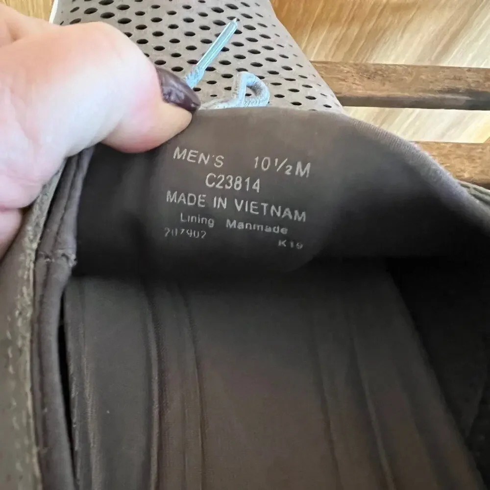 COLE HAAN Zero Grand 2.0, perforated leather gray Men's size 10 1/2